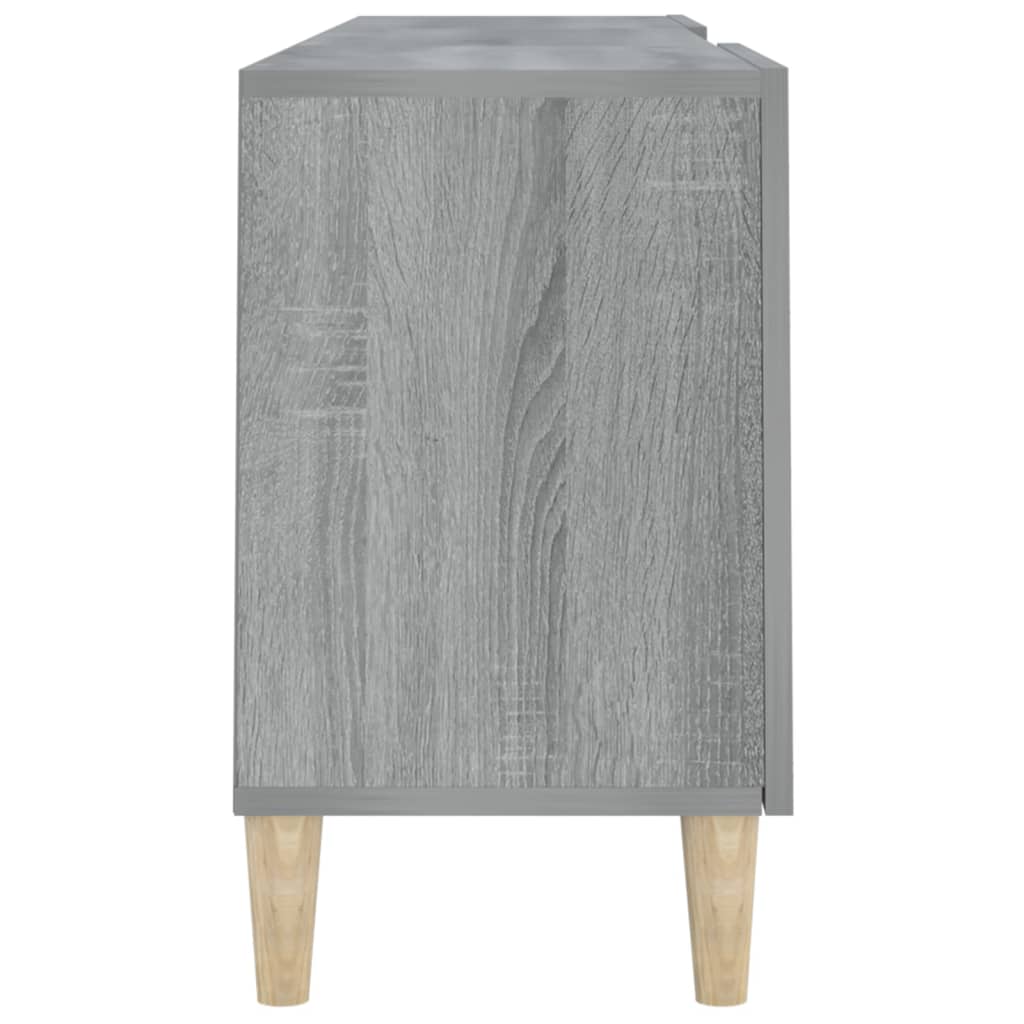 Mobile Porta TV Grigio Sonoma 150x30x50 cm in Legno Multistrato 817502