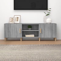 Mobile Porta TV Grigio Sonoma 150x30x50 cm in Legno Multistrato 817502