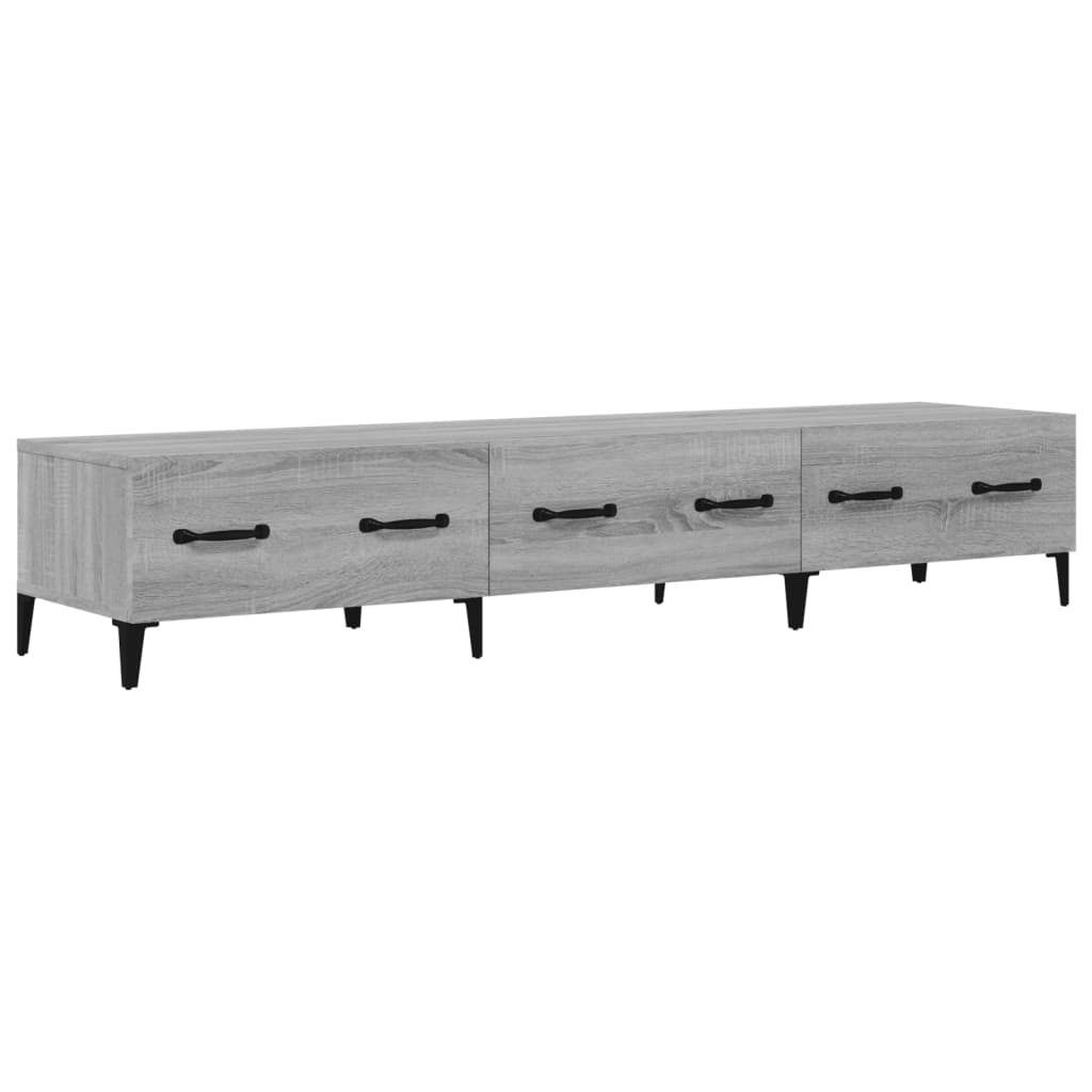 Mobile TV Grigio Sonoma 150x34,5x30 cm in Legno Multistrato 817511