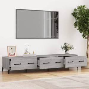 Mobile TV Grigio Sonoma 150x34,5x30 cm in Legno Multistrato 817511