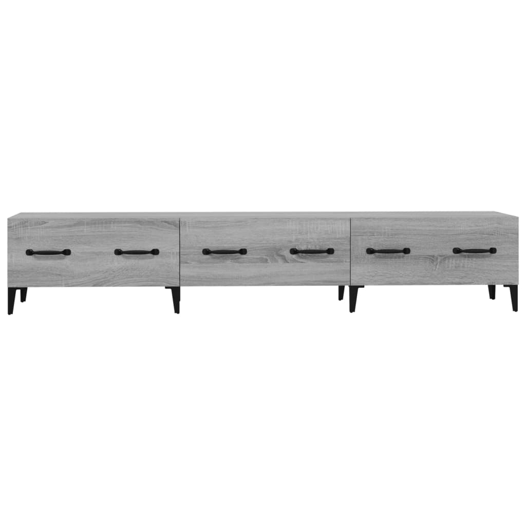 Mobile TV Grigio Sonoma 150x34,5x30 cm in Legno Multistrato 817511