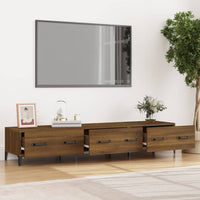 Mobile TV Rovere Marrone 150x34,5x30 cm in Legno Multistrato cod mxl 18493