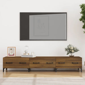 Mobile TV Rovere Marrone 150x34,5x30 cm in Legno Multistrato cod mxl 18493