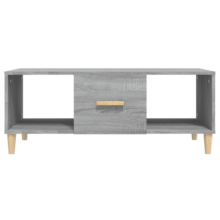 Tavolino da Salotto Grigio Sonoma 102x50x40cm Legno Multistrato