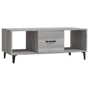 Tavolino da Salotto Grigio Sonoma 102x50x40cm Legno Multistrato cod mxl 15520