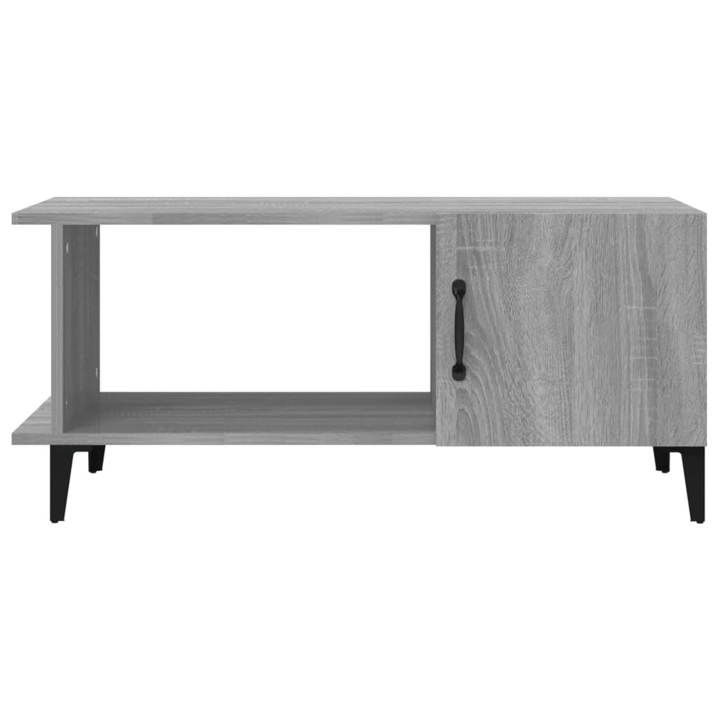 Tavolino da Salotto Grigio Sonoma 90x50x40 cm Legno Multistrato 817547