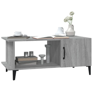 Tavolino da Salotto Grigio Sonoma 90x50x40 cm Legno Multistrato 817547