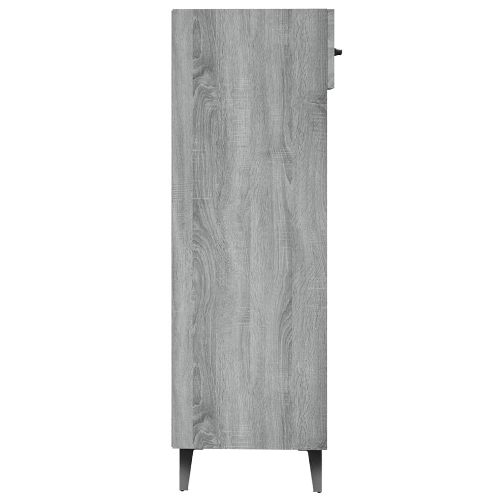 Scarpiera Grigio Sonoma 30x35x105 cm in Legno Multistrato cod mxl 34731