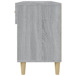 Scarpiera Grigio Sonoma 102x35x55 cm in Legno Multistrato