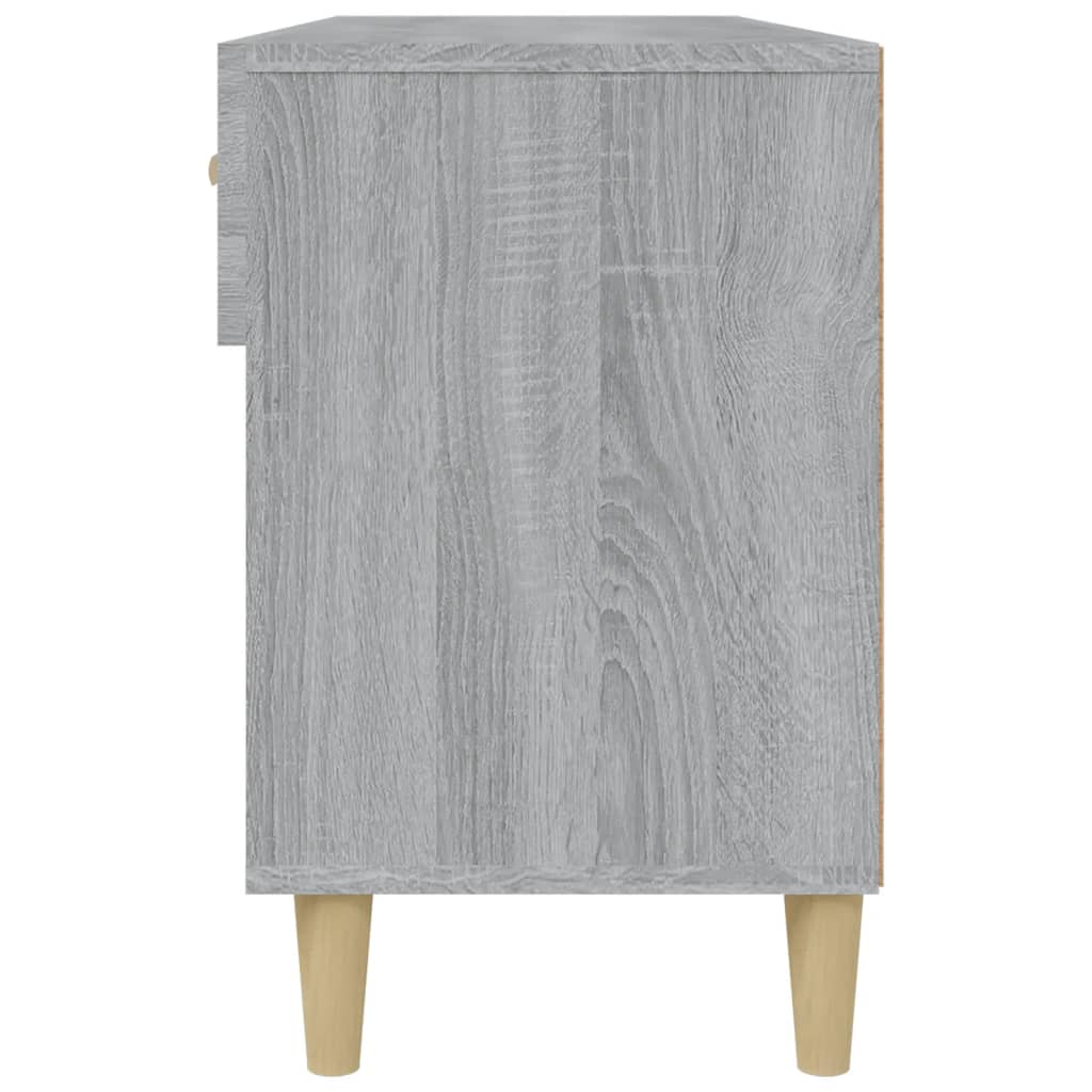 Scarpiera Grigio Sonoma 102x35x55 cm in Legno Multistrato 817568