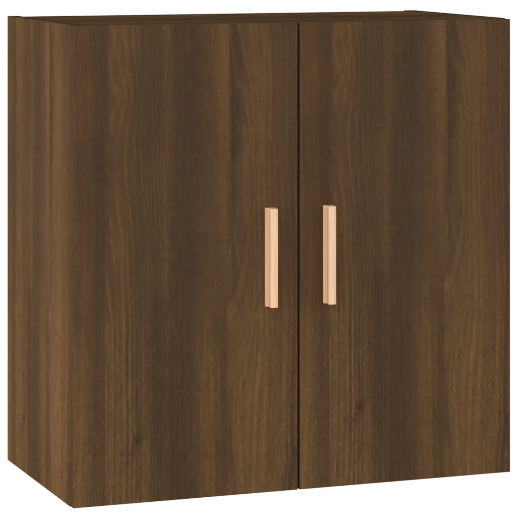 Mobile Pensile Rovere Marrone 60x30x60 cm Legno Multistrato