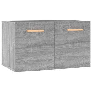 Armadietto a Muro Grigio Sonoma 60x36,5x35 cm Legno Multistrato