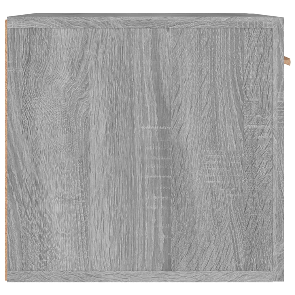 Armadietto a Muro Grigio Sonoma 60x36,5x35 cm Legno Multistrato