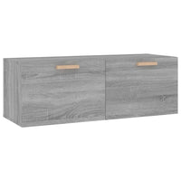 Mobile Pensile Grigio Sonoma 100x36,5x35 cm Legno Multistrato