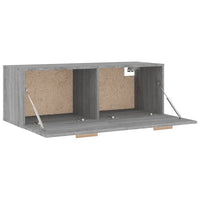 Mobile Pensile Grigio Sonoma 100x36,5x35 cm Legno Multistrato