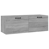 Mobile Pensile Grigio Sonoma 100x36,5x35 cm Legno Multistrato 817613