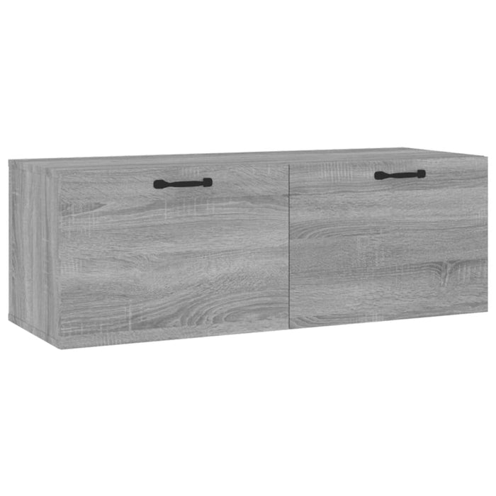 Mobile Pensile Grigio Sonoma 100x36,5x35 cm Legno Multistrato 817613