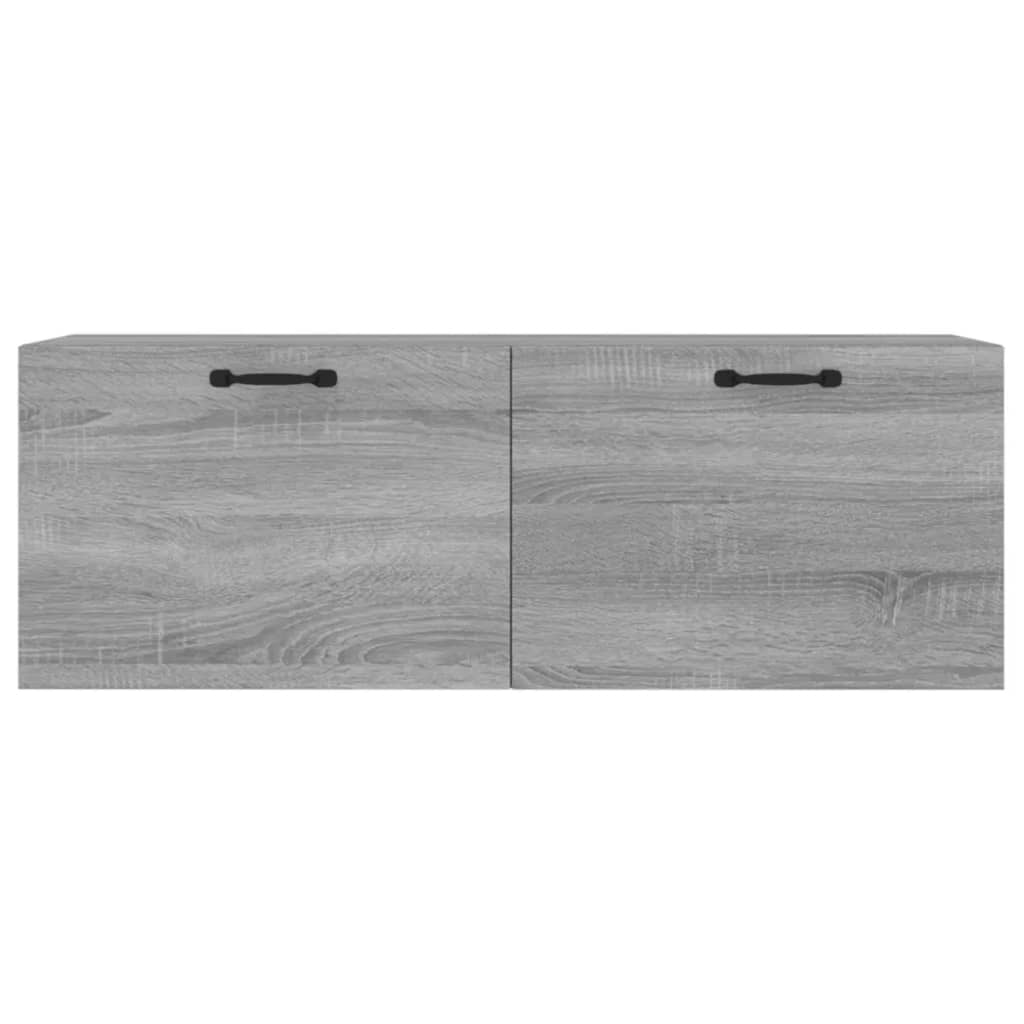 Mobile Pensile Grigio Sonoma 100x36,5x35 cm Legno Multistrato 817613