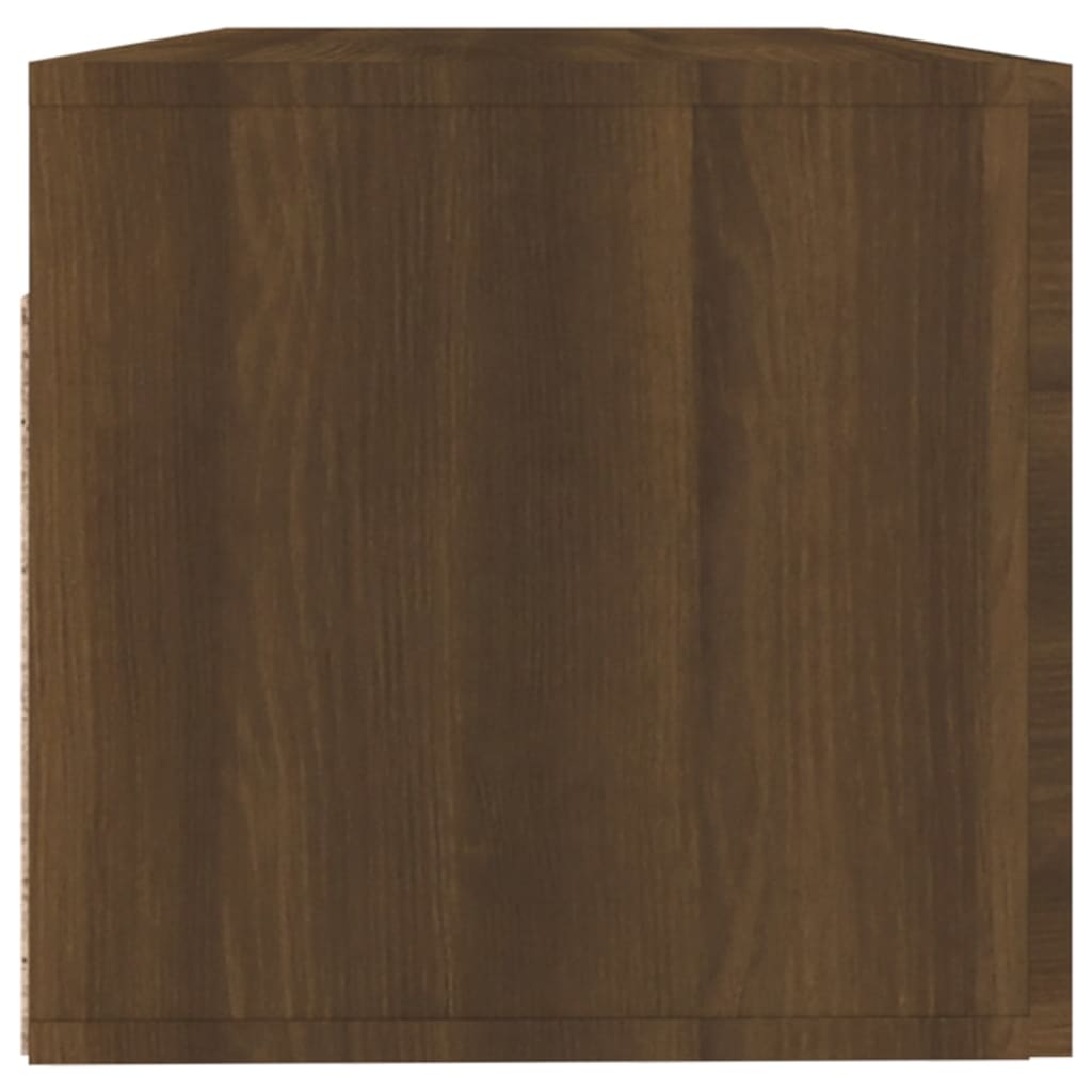 Mobile Pensile Rovere Marrone 100x36,5x35 cm Legno Multistrato