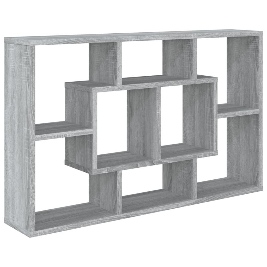 Mensola a Muro Grigio Sonoma 85x16x52,5 cm in Legno Multistrato cod mxl 68701