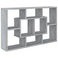 Mensola a Muro Grigio Sonoma 85x16x52,5 cm in Legno Multistrato cod mxl 68701