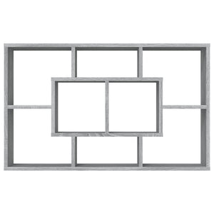 Mensola a Muro Grigio Sonoma 85x16x52,5 cm in Legno Multistrato cod mxl 68701