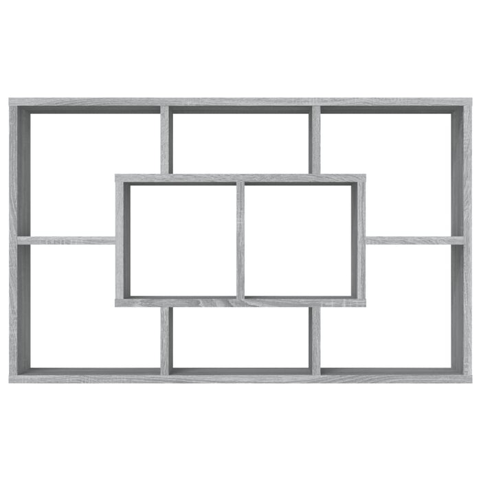 Mensola a Muro Grigio Sonoma 85x16x52,5 cm in Legno Multistrato cod mxl 68701