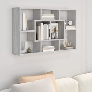 Mensola a Muro Grigio Sonoma 85x16x52,5 cm in Legno Multistrato cod mxl 68701