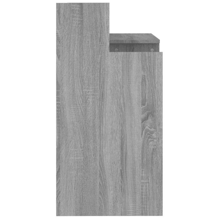 Scrivania Luci LED Grigio Sonoma 97x90x45 cm Legno Multistrato cod mxl 71555