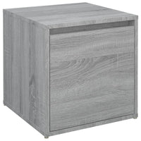 Cassetto Contenitore Grigio Sonoma 40,5x40x40 cm in Multistrato 820518