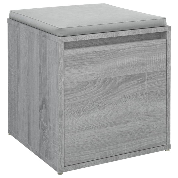 Cassetto Contenitore Grigio Sonoma 40,5x40x40 cm in Multistrato 820518