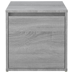 Cassetto Contenitore Grigio Sonoma 40,5x40x40 cm in Multistrato 820518