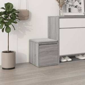 Cassetto Contenitore Grigio Sonoma 40,5x40x40 cm in Multistrato 820518