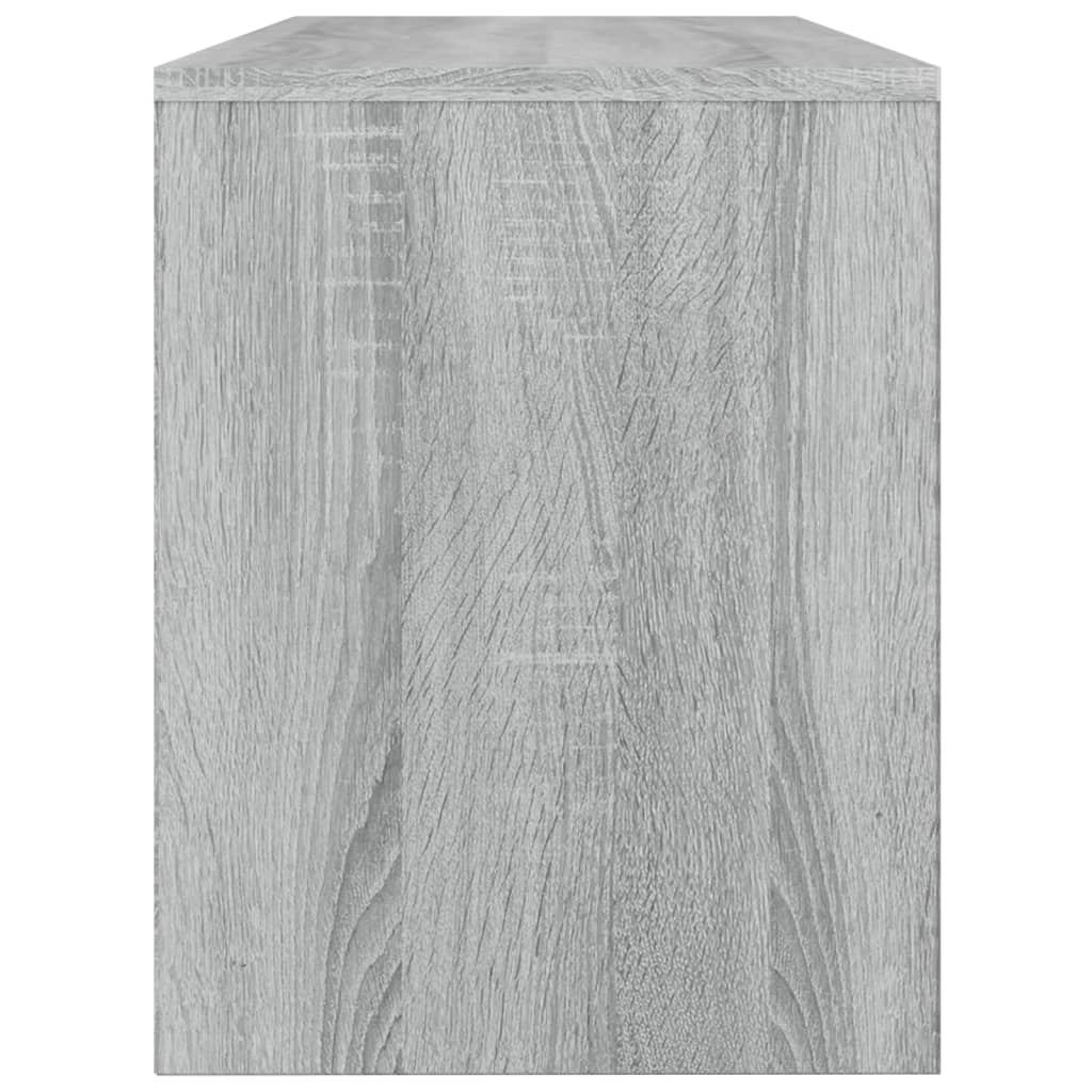 Sgabello da Toeletta Grigio Sonoma 70x35x45cm Legno Multistrato 820524