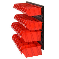 Set da Officina 30 pz Rosso e Nero 77x39 cm in Polipropilene cod mxl 67988