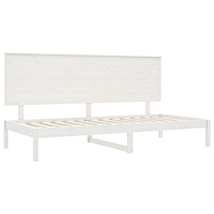 Dormeuse Bianca 90x200 cm in Legno Massello di Pino cod mxl 58315