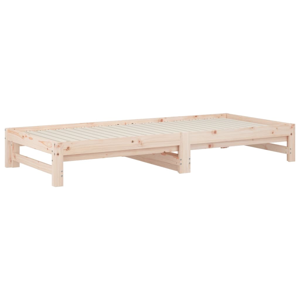 Dormeuse Estraibile 2x(90x200) cm Legno Massello di Pino cod mxl 63092