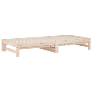 Dormeuse Estraibile 2x(90x200) cm Legno Massello di Pino cod mxl 63092