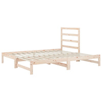 Dormeuse Estraibile 2x(90x190) cm Legno Massello di Pino 3108312