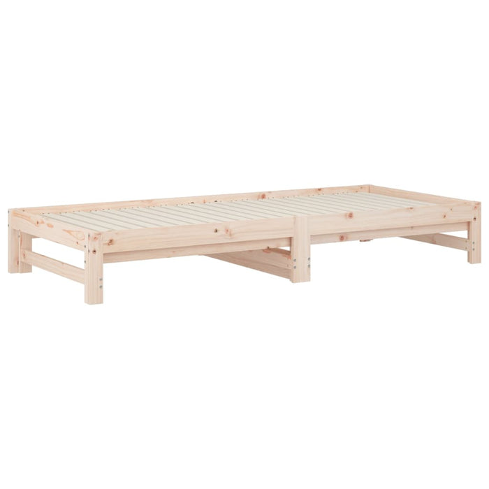 Dormeuse Estraibile 2x(90x200) cm Legno Massello di Pino cod mxl 63081