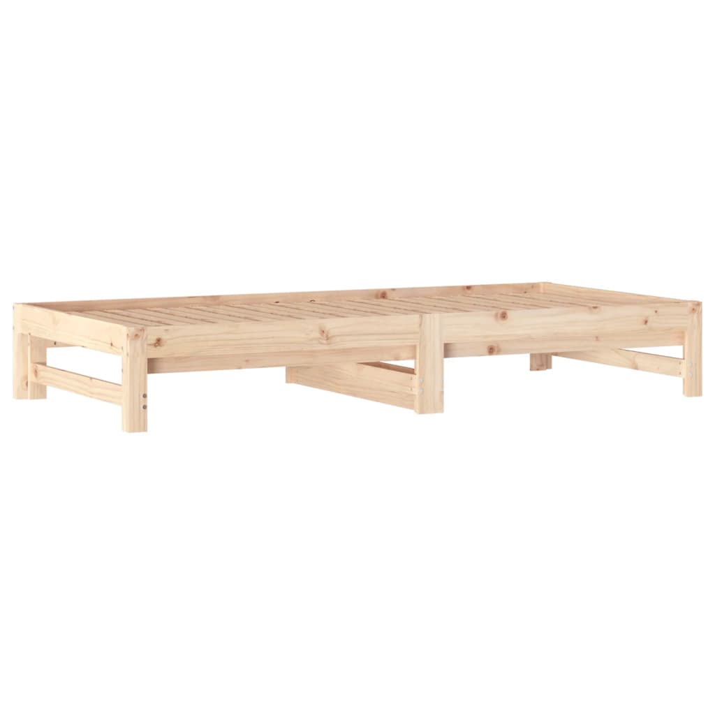 Dormeuse Estraibile 2x(90x190) cm Legno Massello di Pino 3108357