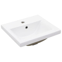 Mobile Bagno con Lavabo Integrato Rovere Fumo Legno Multistrato 3114168