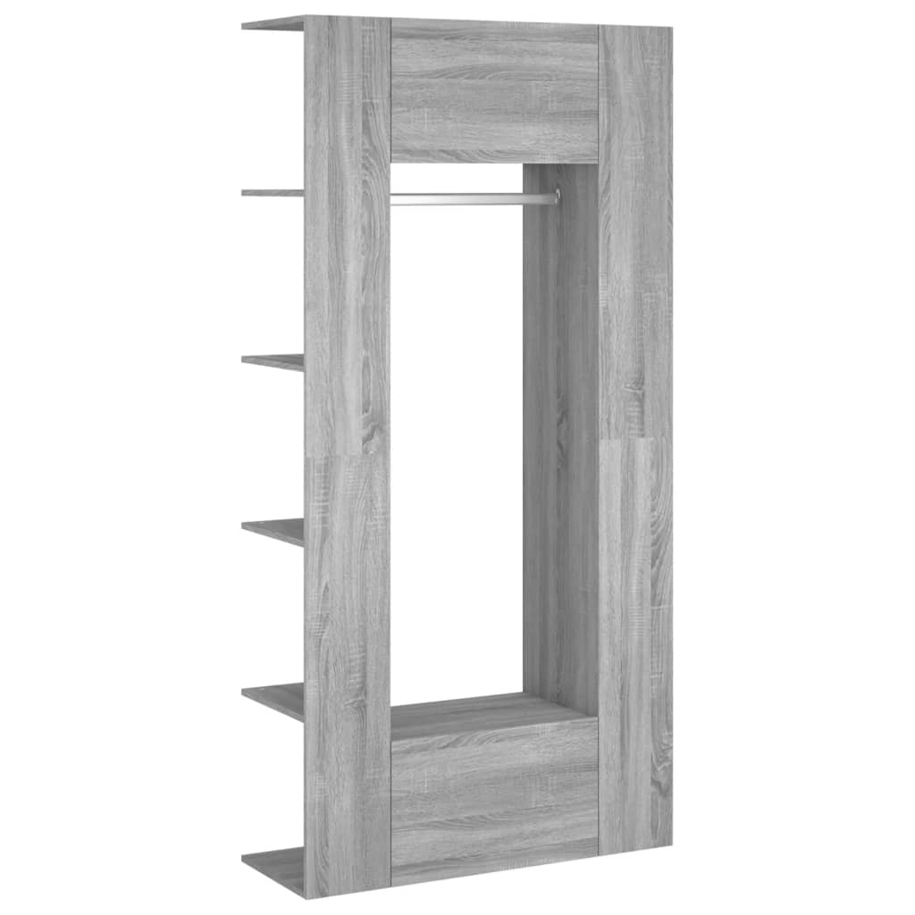 Mobili da Corridoio 2 pz Grigio Sonoma in Legno Multistrato 3114180