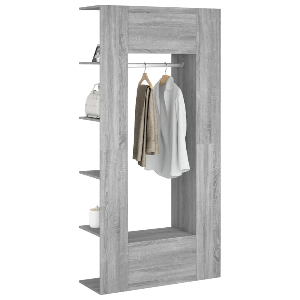 Mobili da Corridoio 2 pz Grigio Sonoma in Legno Multistrato 3114180