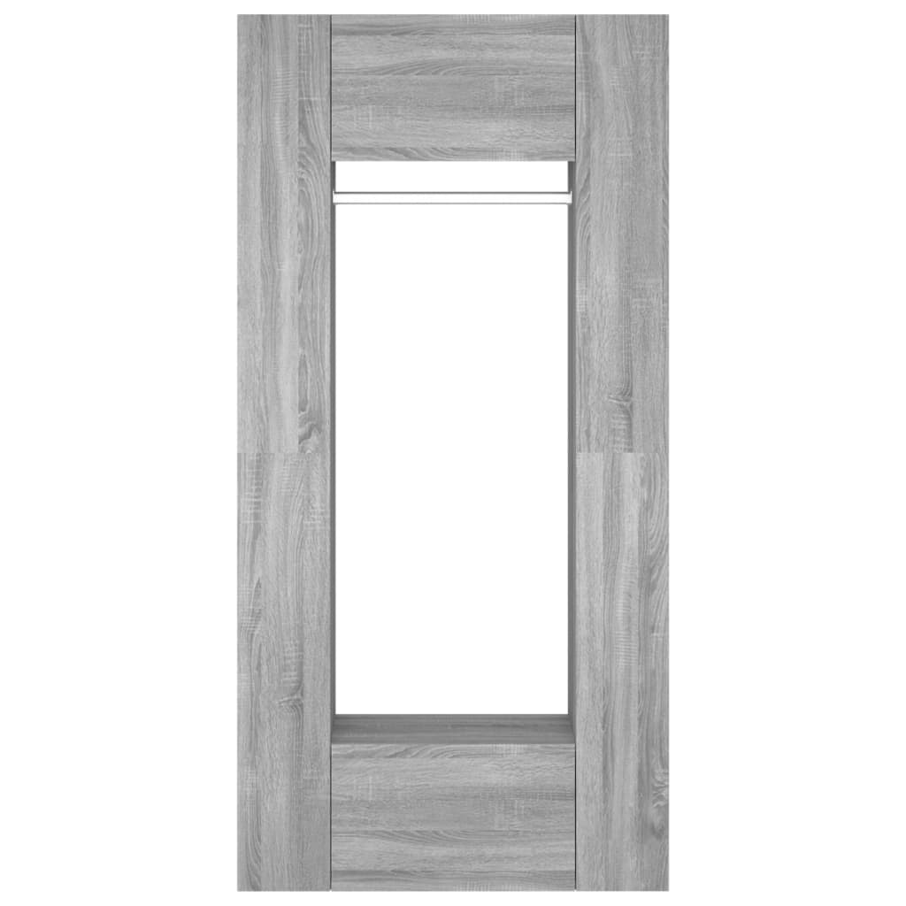 Mobili da Corridoio 2 pz Grigio Sonoma in Legno Multistrato 3114180