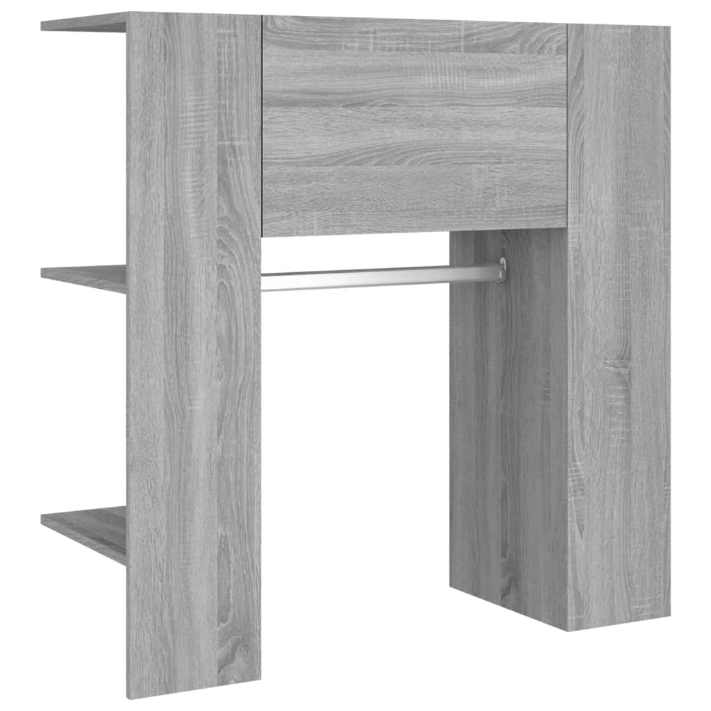 Mobili da Corridoio 2 pz Grigio Sonoma in Legno Multistrato 3114180