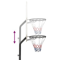 Supporto per Pallacanestro Bianco 282-352 cm Polietilene