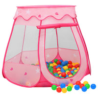 Tenda da Gioco per Bambini Rosa 102x102x82 cm 93673