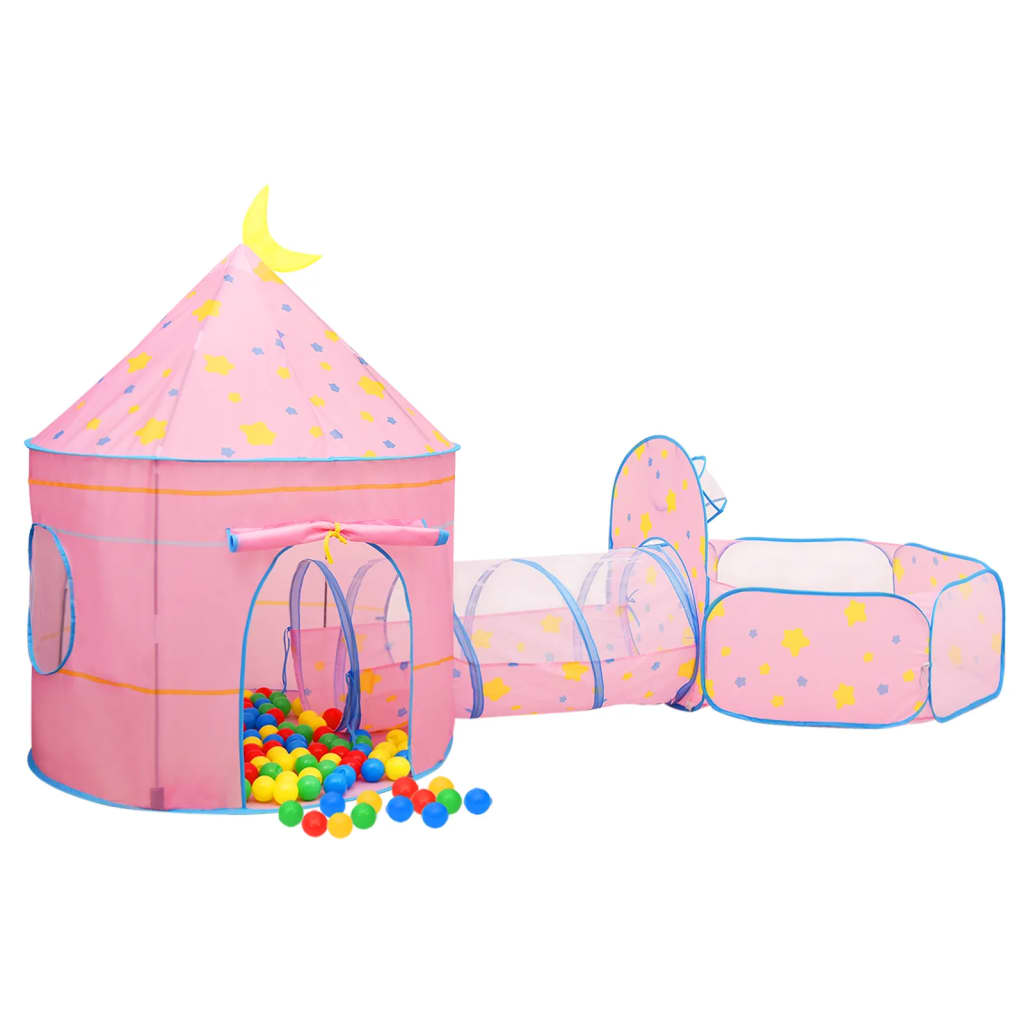 Tenda da Gioco per Bambini Rosa 301x120x128 cm 93677