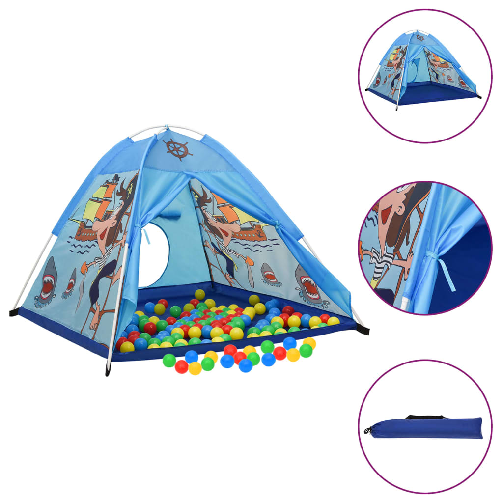 Tenda da Gioco per Bambini Blu 120x120x90 cm cod mxl 72771